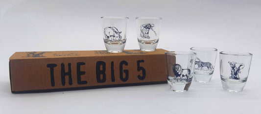 The Big 5 SA Gin Shot 30ml Clear Set (B5-GS SET[C])