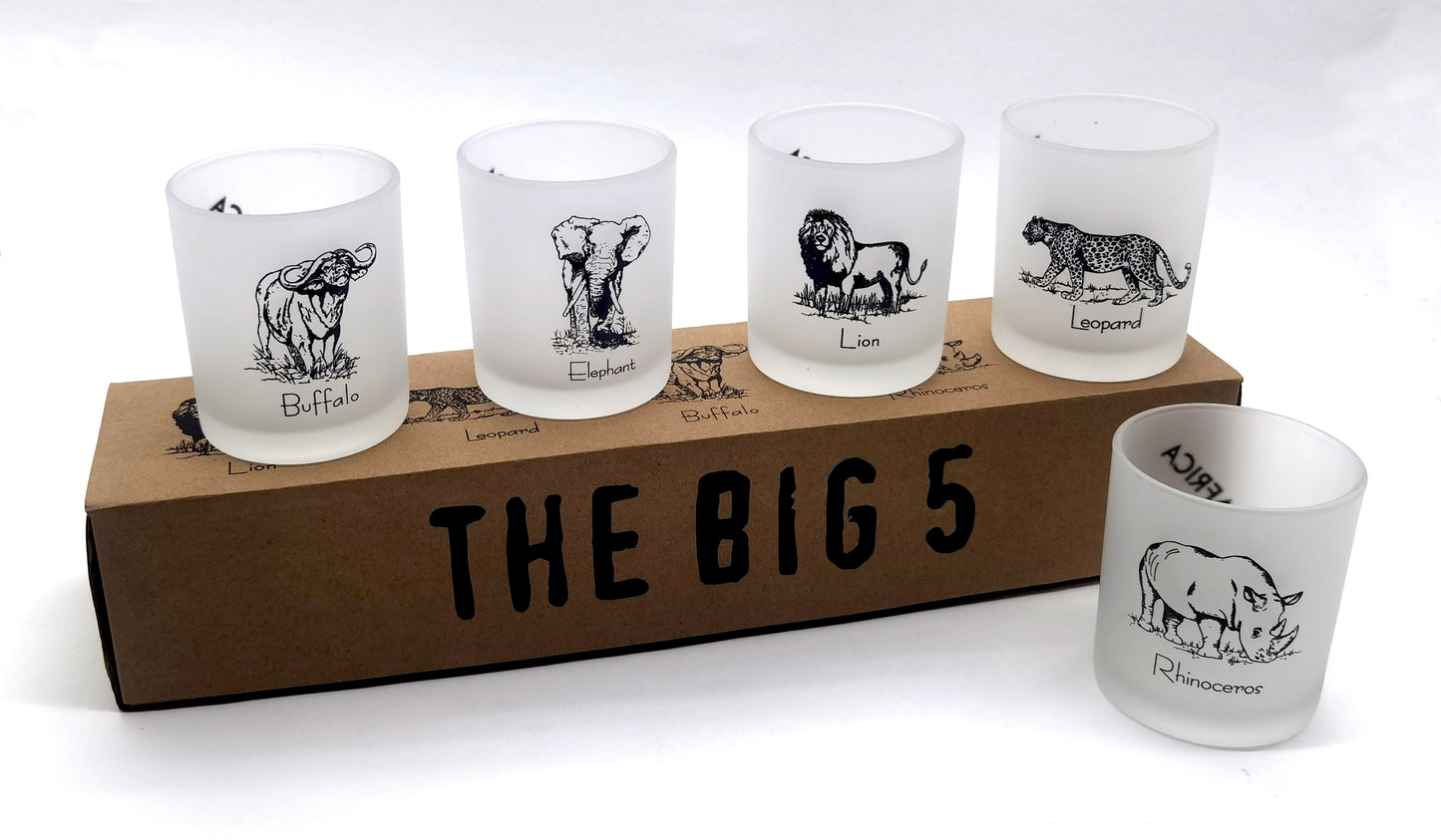 The Big 5 SA Straight Sided Whisky Frosted Set (B5-SW SET[F])