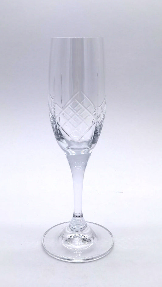 Rhapsody Crystal Flute 190ml- Emerald Full Cut (RHA004)